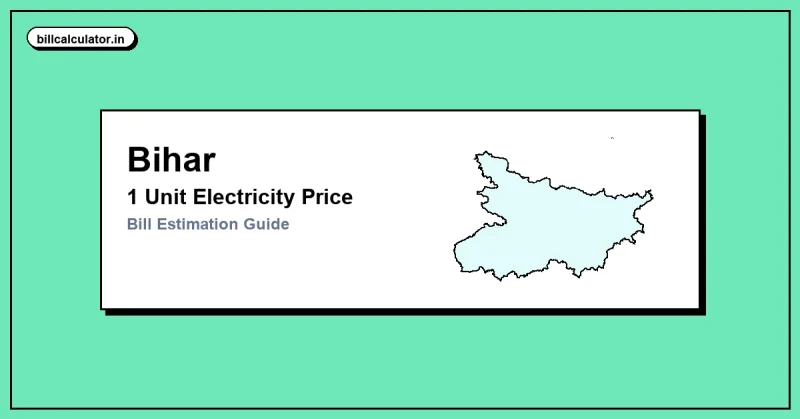 1 Unit Electricity Price in Bihar – Check NBPDCL & SBPDCL Rate
