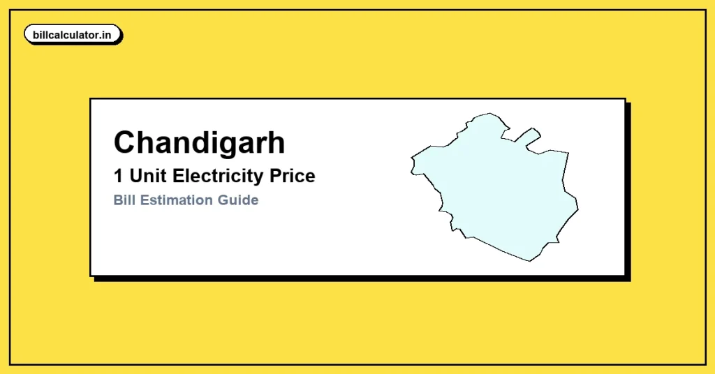1 Unit Electricity Price in Chandigarh – Check CED Rate
