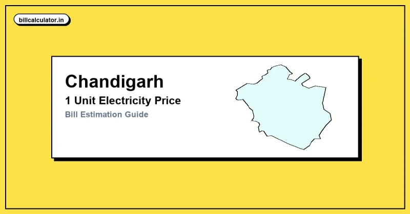 1 Unit Electricity Price in Chandigarh – Check CED Rate