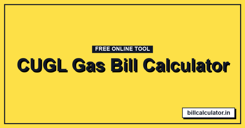 CUGL Gas Bill Calculator