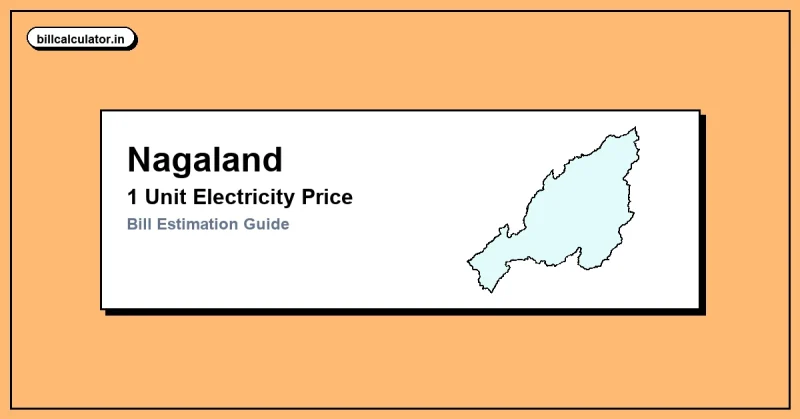 1 Unit Electricity Price in Nagaland – Check DoPN Rate