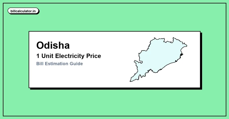 1 Unit Electricity Price in Odisha – Check Tata Power Rate