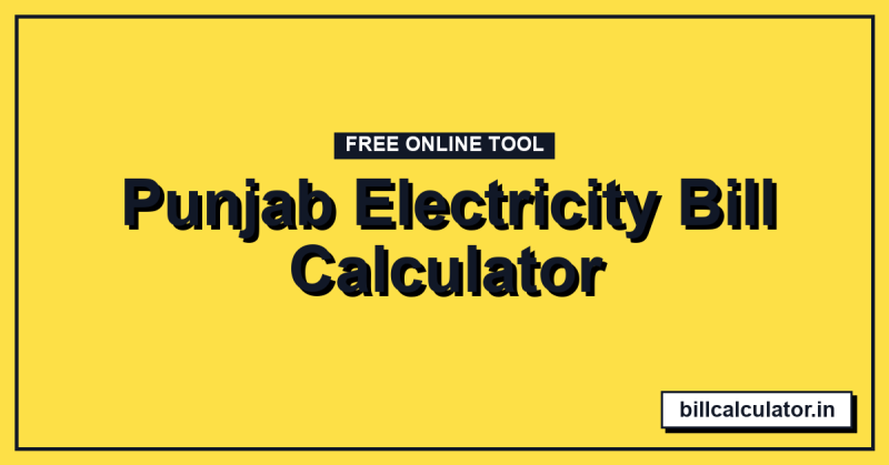 Punjab Electricity Bill Calculator